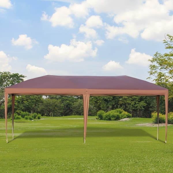 Rootz -ponnahdusikkunan taitto puutarha -markiisi - kannettava paviljonki - ulkokatos - UV -suoja - 6m x 3m x 2,7m