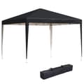 Miniatyrbillede 10 af 10: Rootz Pavilion Pop -Up Folding Pavilion - Garden Tent - Party Telt - UV -beskyttelse - 2,95 m x 2,95 m x 2,55 m stål+Oxford stof sort