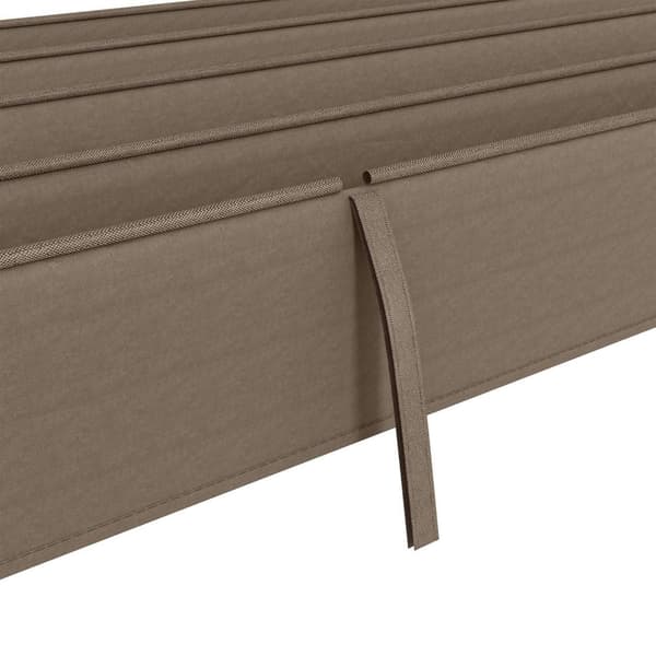 Rootz -paviljongin vaihtokatto - Pergola -katos - UV -suoja - helppo kokoonpano - polyesterikangas - 286 cm x 245 cm