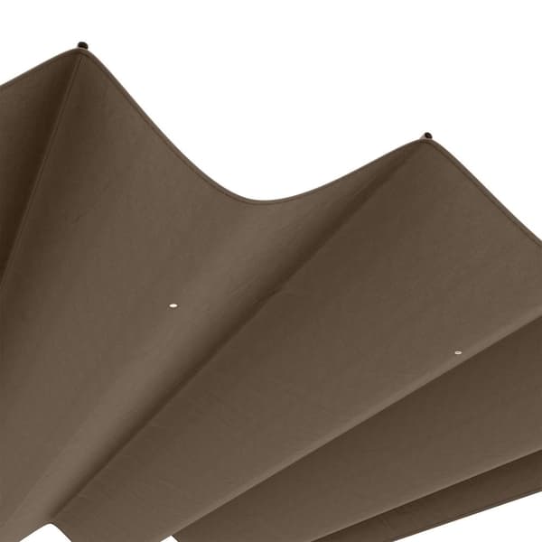 Rootz -paviljongin vaihtokatto - Pergola -katos - UV -suoja - helppo kokoonpano - polyesterikangas - 286 cm x 245 cm