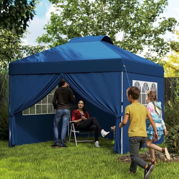 Rootz Pop -Up Foldble Party Tent - Event Tent - Gazebo Canopy - UV30+ Protection - 297cm x 297cm x 284 cm
