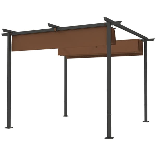 Rootz Pergola Garden Outdoor Canopy - Paviljonki - UV -suojaus - UPF30+ - 300X300X227cm