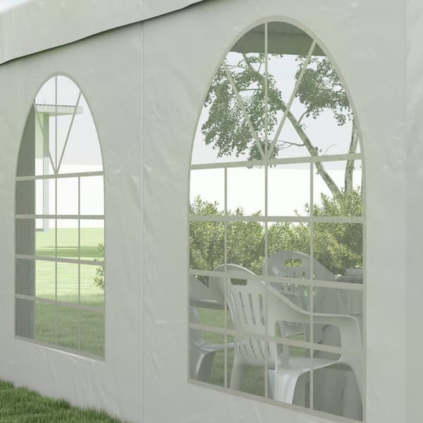 Rootz Reception Tent Pavilion - Telt Barnum - Tagtelt - Holdbart materialer - 500 cm x 300 cm x 285 cm