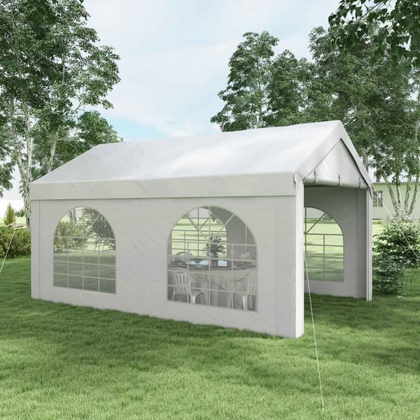 Rootz Reception Tent Pavilion - Telt Barnum - Tagtelt - Holdbart materialer - 500 cm x 300 cm x 285 cm