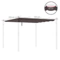 Miniatyrbillede 3 af 6: Rootz -tagdækning til udtrækkelig pavillon - Pergola -dækning - baldakinedæksel - Solbeskyttelse - 250 cm x 255 cm