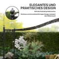 Pikkukuva 7 / 10: Rootzin seinälle kiinnitetty puutarha pergola - paviljonki - ulkosävarjarakenne - vedenkestävä - 248 cm x 298 cm x 200/250 cm - parantavat ulkona