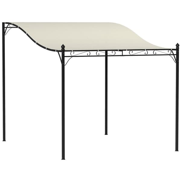 Rootzin seinälle kiinnitetty puutarha pergola - paviljonki - ulkosävarjarakenne - vedenkestävä - 248 cm x 298 cm x 200/250 cm - parantavat ulkona