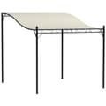 Pikkukuva 10 / 10: Rootzin seinälle kiinnitetty puutarha pergola - paviljonki - ulkosävarjarakenne - vedenkestävä - 248 cm x 298 cm x 200/250 cm - parantavat ulkona