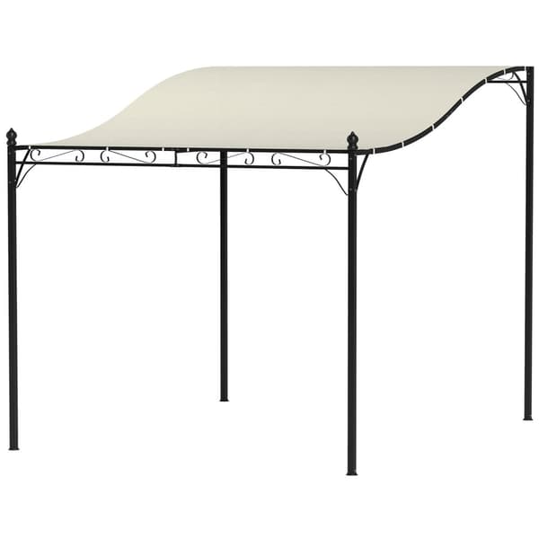 Rootzin seinälle kiinnitetty puutarha pergola - paviljonki - ulkosävarjarakenne - vedenkestävä - 248 cm x 298 cm x 200/250 cm - parantavat ulkona
