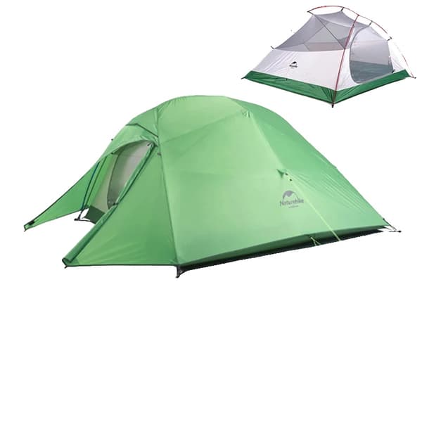 Campingtält, Ultralätt Design, Fristående Funktion,210T - Ljusgrön
