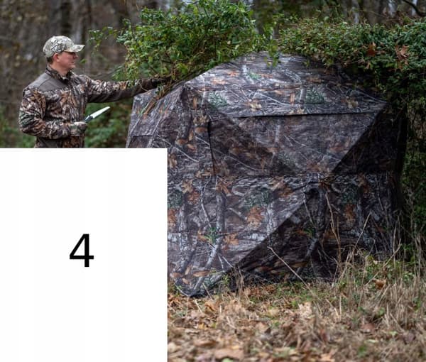 RHINO BLIND 150 -teltta, naamiointikuvio, metsästys, 3 hengelle, USA