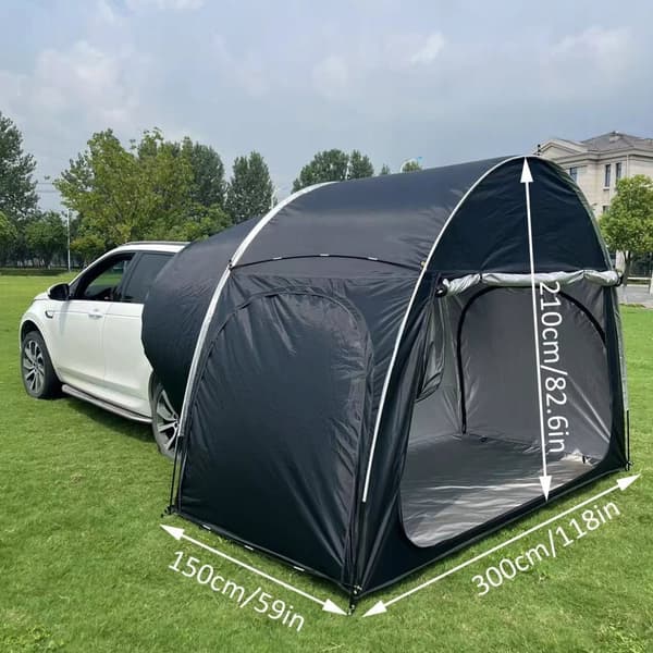 AUTON/MAASTURIN TAVARATILAN TELTTA 3x1,5x2,1m XL LISÄMAKUHUONE 2 hengelle