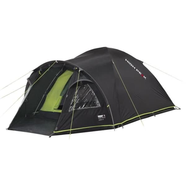 Tält - High Peak - Talos 3 - 3 platser - Vattentät 4000 mm - Svart Grön, Grå