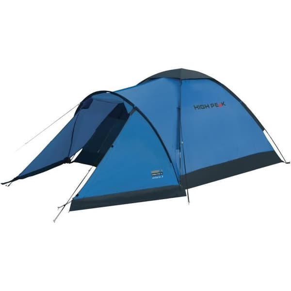 Tält - High Peak - Ontario 3 - Blå - 205x180x120 cm - PU vattentätning Blå, Grå