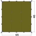 Miniatyrbild 2 av 2: Tatonka campingtält - 2485 - Presenning 1 unisex-vuxen, ljus oliv, 425 x 445 cm