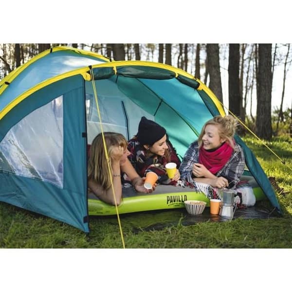 Bestway 3-personers campingtält Pavilio Activemount blå 445221