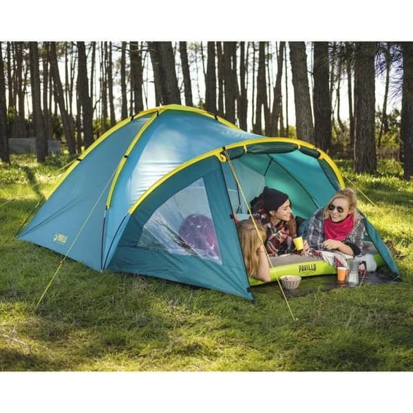 Bestway 3-personers campingtält Pavilio Activemount blå 445221