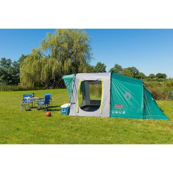 FAMILJETÄLT 4 PERSONER COLEMAN BLACKOUT SOVRUM OAK CANYON 4 - 2 sovrum - vattentät 4500mm - anti-uv canvas - mörk natt