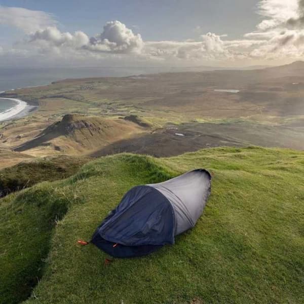 Tält för camping Lifesystems - 42333 - Venture Solo Hooped Bivi för Snabba - Lätta Äventyr Unisex Nödtält, Grå