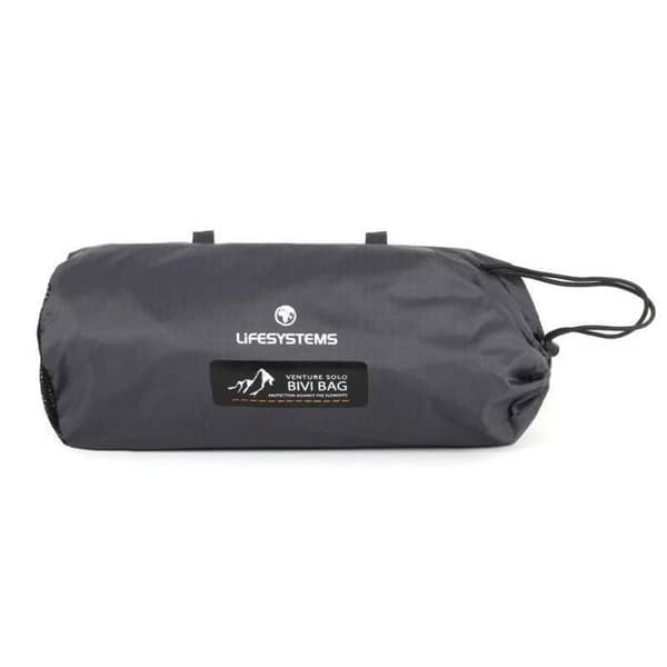 Tält för camping Lifesystems - 42333 - Venture Solo Hooped Bivi för Snabba - Lätta Äventyr Unisex Nödtält, Grå