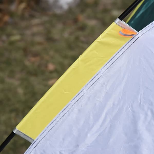 OBOSOE 3-personers kuppelt, grøn polyester, 205x195x135cm, pop-up design