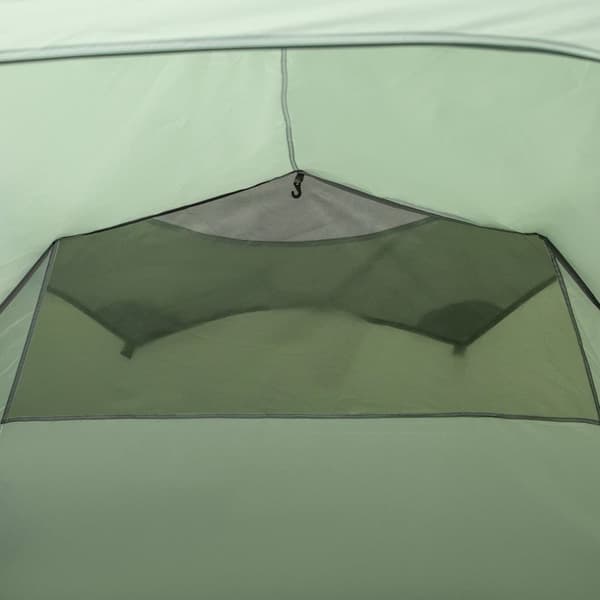 OBOSOE 3 personers tunneltelt, 190T polyester, mørkegrøn, 426x206x154 cm til camping