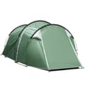 Miniatyrbillede 1 af 8: OBOSOE 3 personers tunneltelt, 190T polyester, mørkegrøn, 426x206x154 cm til camping
