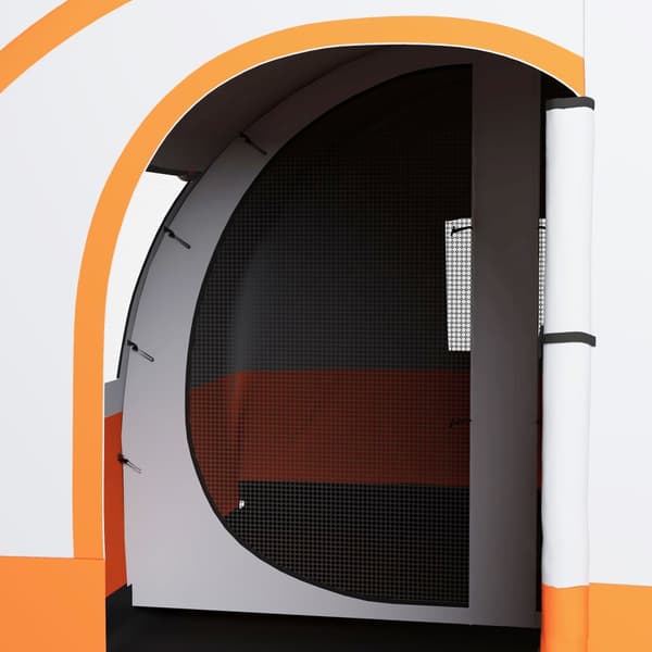 Tunnel Tält, 480x260x200 cm, Krämvit