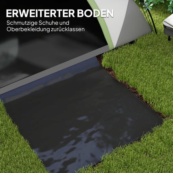 Dome Tält, 210x150x110 cm, Grön