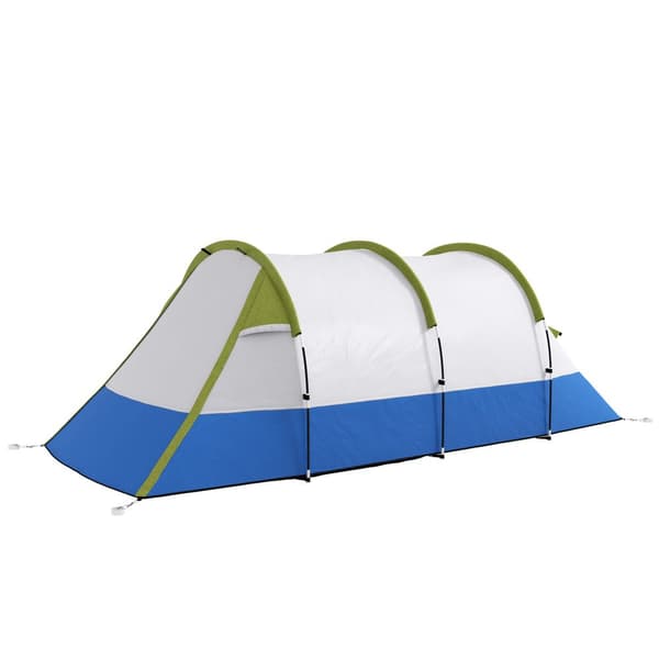Campingtelt, 420x200x150 cm, Grøn