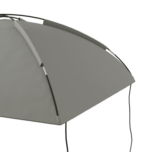 Bilmarkisetelt, 2.9x2.8x2.3-2.6 m, Lys Grå