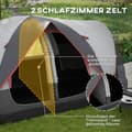 Miniatyrbild 5 av 9: Campingtält, 450x215x180 cm, Grå