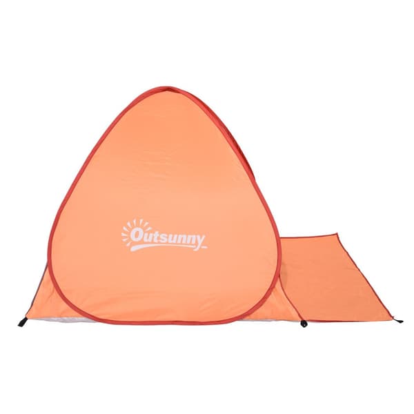 Strandtelt, Pop-up Automatisk, 200x150x119 cm, Orange