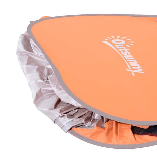 Strandtelt, Pop-up Automatisk, 200x150x119 cm, Orange