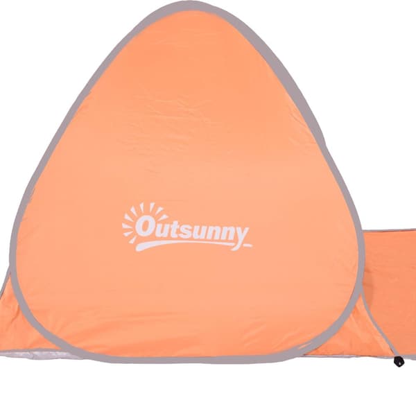 Strandtelt, Pop-up Automatisk, 200x150x119 cm, Orange