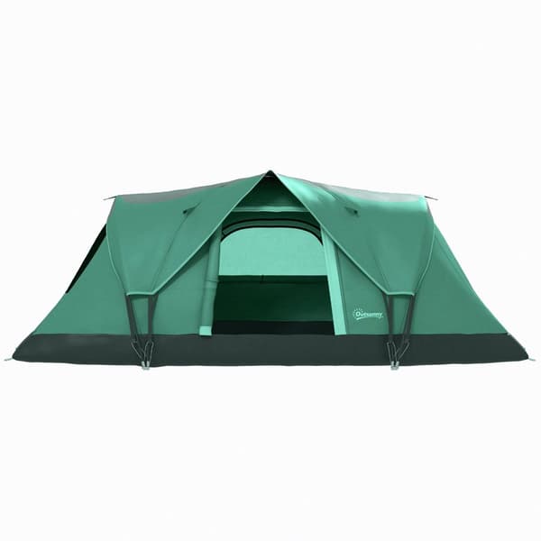 Campingtelt, 4.55x2.3x1.8m, Grøn
