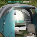 Pikkukuva 5 / 9: Tunneliteltta, 5 hengelle, 460P x 260L x 190K cm, sininen