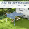 Miniatyrbillede 4 af 9: Solsejl Tag, 300x300x200 cm, Blå