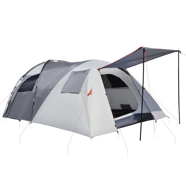 Retkeilyteltta, 490P x 250L x 185K cm, Harmaa