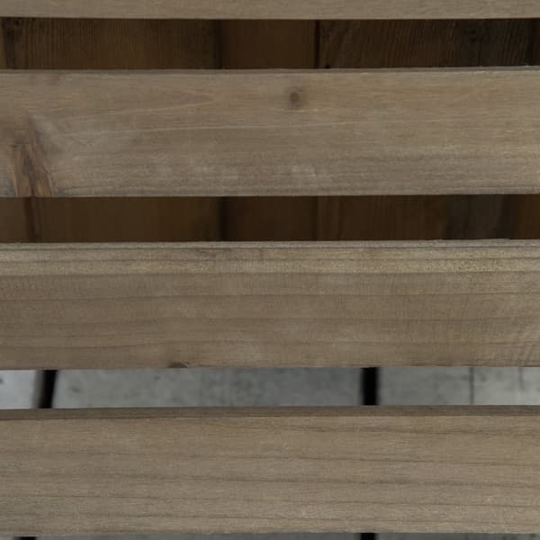 Växtroller, 2er-Set, 30x30 cm, Mörkbrun