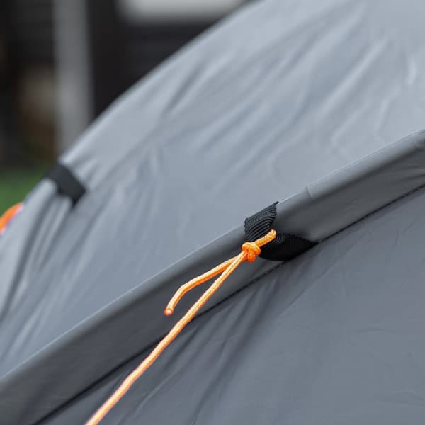 Dome Telt, Camping Seng, 200x146x159 cm, Grå
