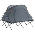 Miniatyrbillede 1 af 9: Dome Telt, Camping Seng, 200x146x159 cm, Grå