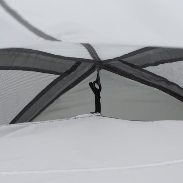 Campingtelt, 350x220x145 cm, Grå