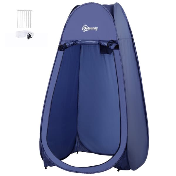 Rootz Foldble Shower -teltta - Pop -up -pukuhuone - kannettava yksityisyyden suoja - UV -kestävä kangas - 100 cm x 100cm x 185 cm