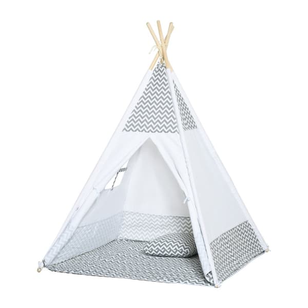 Rootz Tipi Play For Children - Lasten teltta - Sisä-/ulkotilojen Teepee - Lukittava ovi ja ikkuna - 1,2 m x 1,2 m x 1,55 metriä