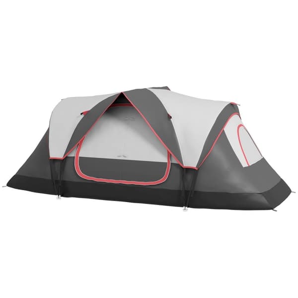 Rootz 2 rum campingtält - Partitionstält - Familjens utomhusskydd - Regnskydd - 450 cm x 215 cm x 180 cm