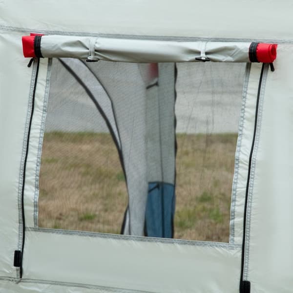 Rootz campingtält - Familjtält - utomhusskydd - vattenavvisande - 5.10 m x 2,40 m x 1,80 m