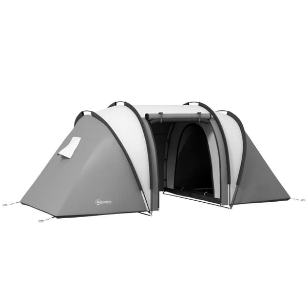 Rootz campingtält - Familjtält - Tunneltält - Vattenavvisande - enkel transport - 450 cm x 220 cm x 180 cm