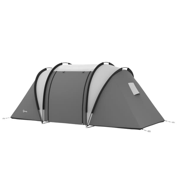 Rootz campingtält - Familjtält - Tunneltält - Vattenavvisande - enkel transport - 450 cm x 220 cm x 180 cm