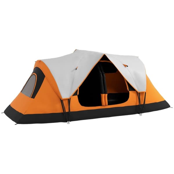 Rootz campingtält - 2 rumstält - skyddstält - regnskydd - 450 cm x 215 cm x 180 cm